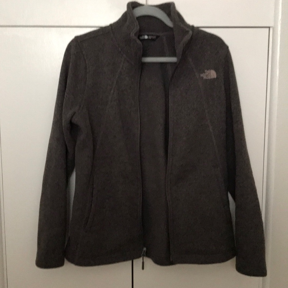 The north face sweater purple and grey M medium